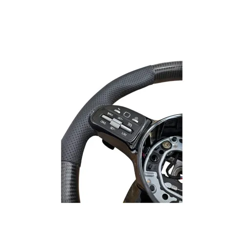Volan sport piele perforata compatibil cu modelele Mercedes 2006-2010 Produs compatibil - nu este OEM — imaginea 6