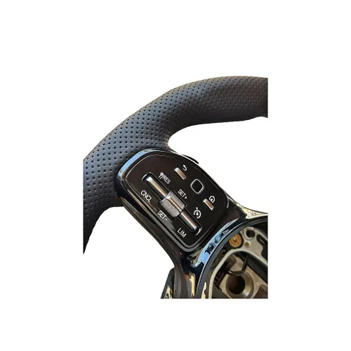 Volan sport piele perforata si carbon compatibil cu modelele Mercedes 2010-2021 Produs compatibil - nu este OEM — imaginea 3