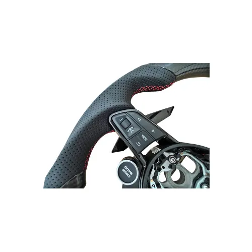 Volan sport piele si carbon compatibil cu modelele Audi fabricate dupa 2011, Produs compatibil - nu este OEM — imaginea 4