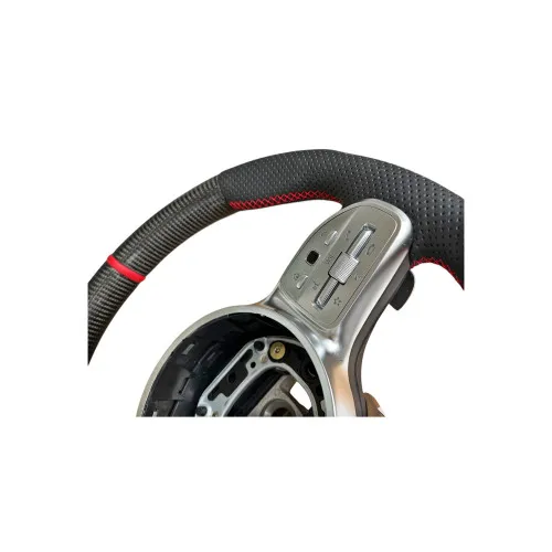 Volan sport piele si carbon compatibil cu modelele Mercedes 2011-2021 Produs compatibil - nu este OEM — imaginea 6