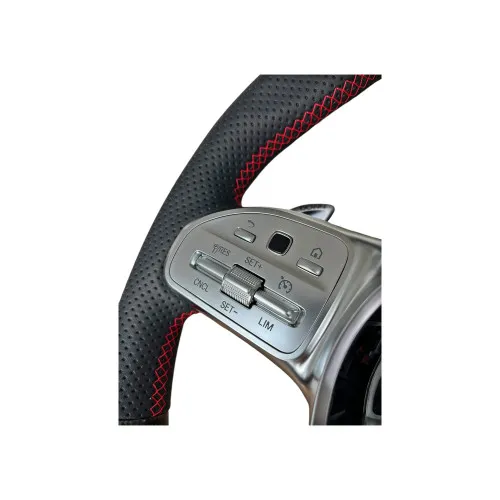 Volan sport piele si carbon compatibil cu modelele Mercedes 2011-2021 Produs compatibil - nu este OEM — imaginea 3