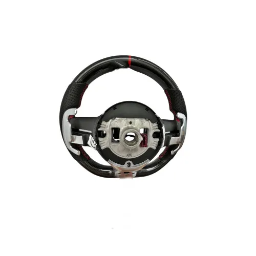 Volan sport piele si carbon compatibil cu modelele Mercedes 2011-2021 Produs compatibil - nu este OEM — imaginea 5