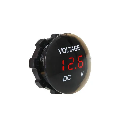 Voltmetru 12-24V /5-30V cu LED Rosu — imaginea 2