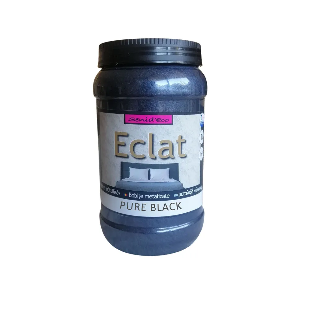 Vopsea decorativa Senideco Eclat, 1 L, negru Pure black