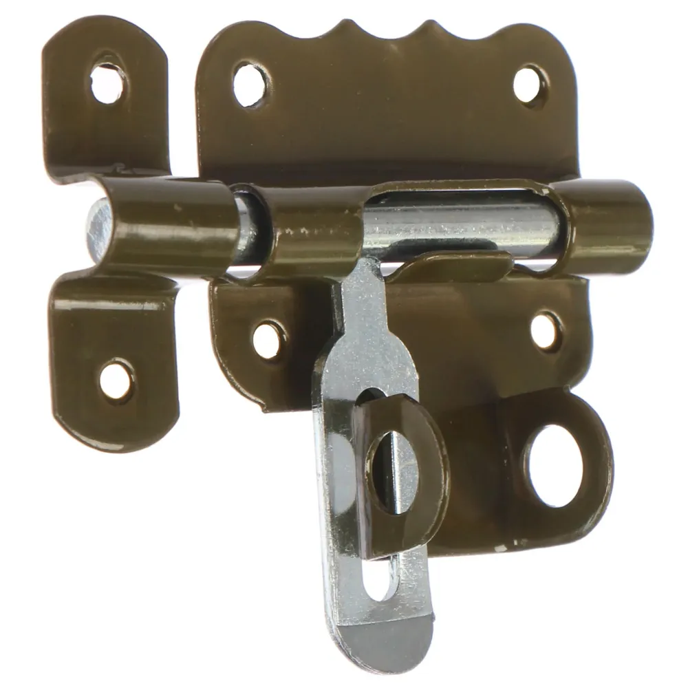 Zavor aplicat cu bolt rotund, auriu, 53x38mm
