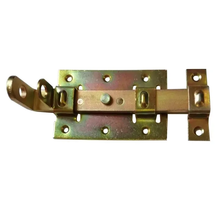 Zavor aplicat pentru lacat, otel, zincat galben, 105 mm
