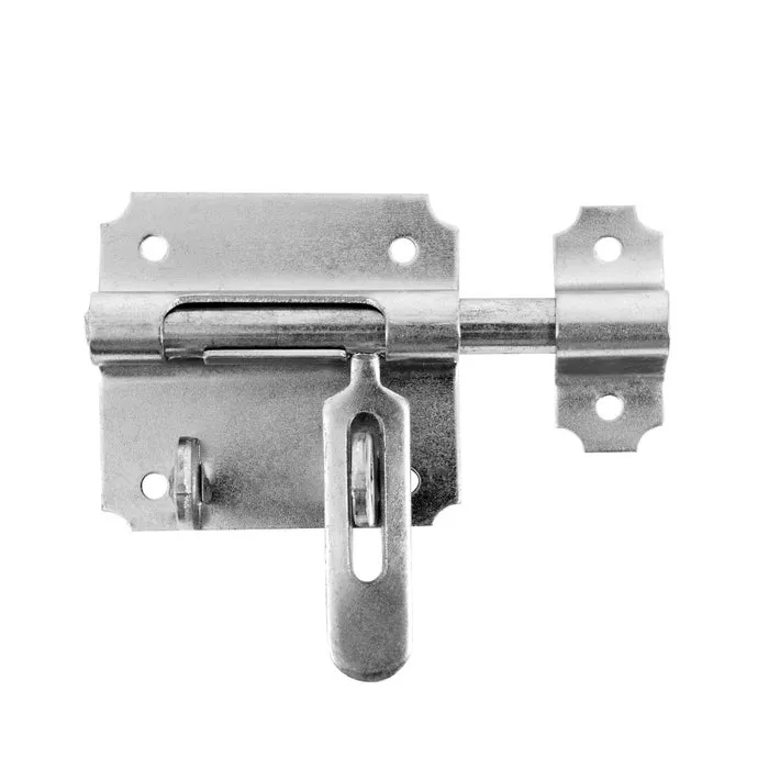 Zavor pentru usi / porti metalice Midica, cu prindere lacat, otel, 10 mm